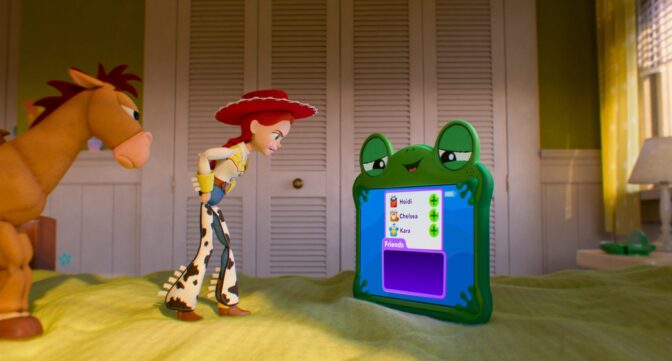 Jessie mot LilyPad i «Toy Story 5».