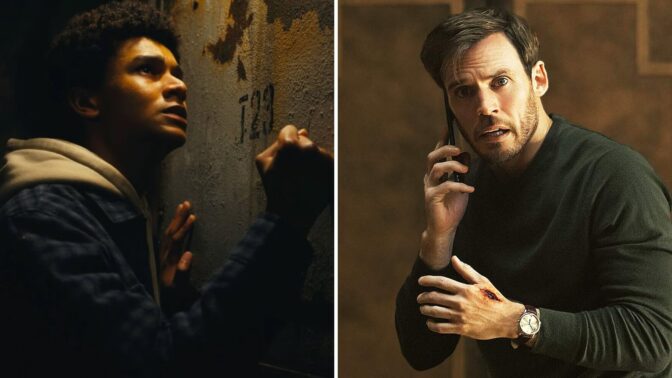 Jaden Michael og Sam Claflin i henholdsvis «Shelter» og «Lazarus».