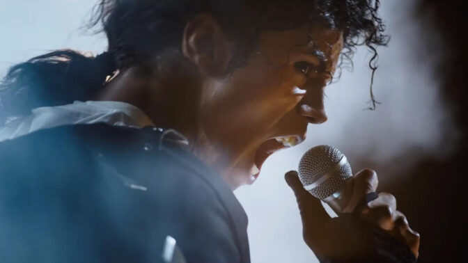 Jaafar Jackson som onkel Michael i «Michael».