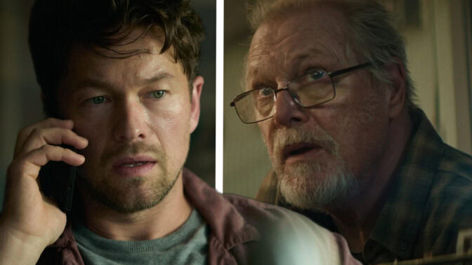 Jakob Oftebro og Peter Andersson i «Blodoffer».