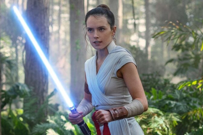Daisy Ridley som Rey i «The Rise of Skywalker».