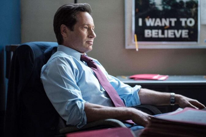 Duchovny som Fox Mulder i kultserien «The X-files».