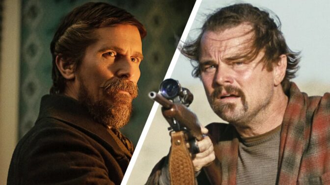 Christian Bale og Leonardo DiCaprio (bildet er en fotomontasje).