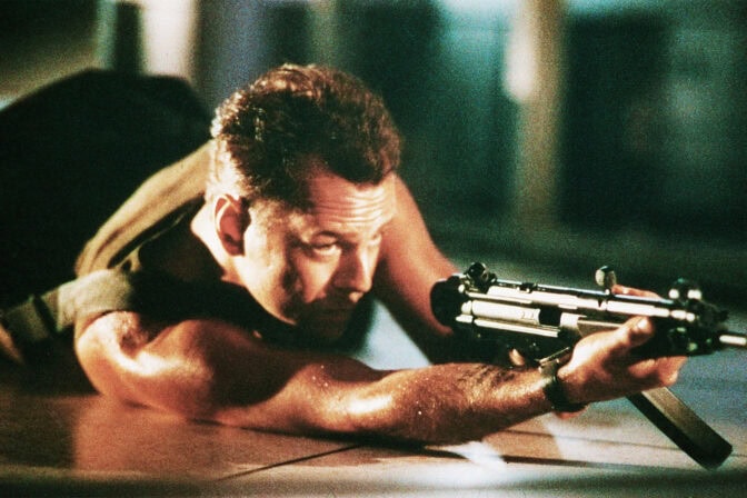 Bruce Willis i den legendariske (jule?)filmen
