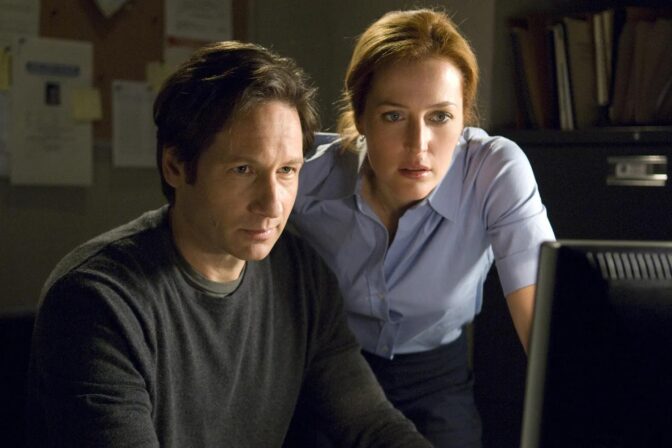 Mulder og Scully i filmen fra 2008.