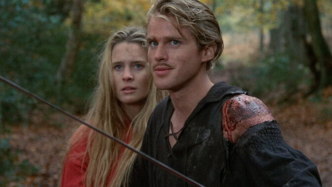 Cary Elwes og Robin Wright i «Prinsessebruden».