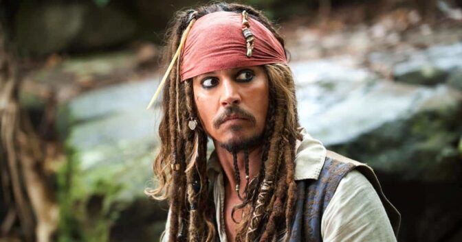 Depp som Jack Sparrow.