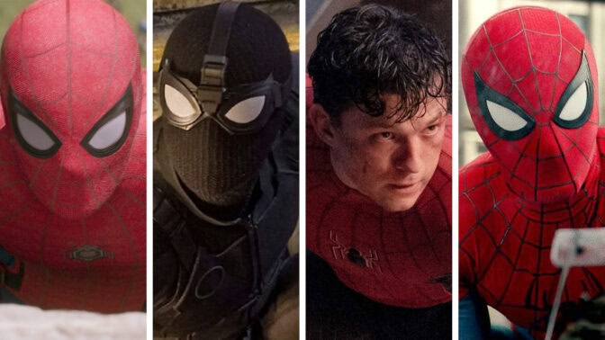 Spider-Man, Night Monkey, Peter Parker og Spider-Man.