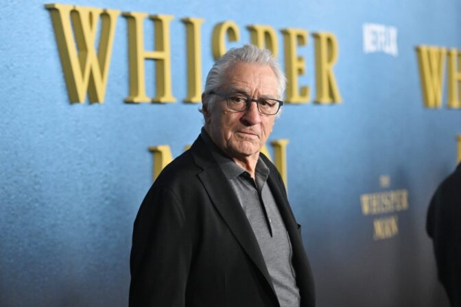 Robert De Niro på gallapremieren av «The Whisper Man»