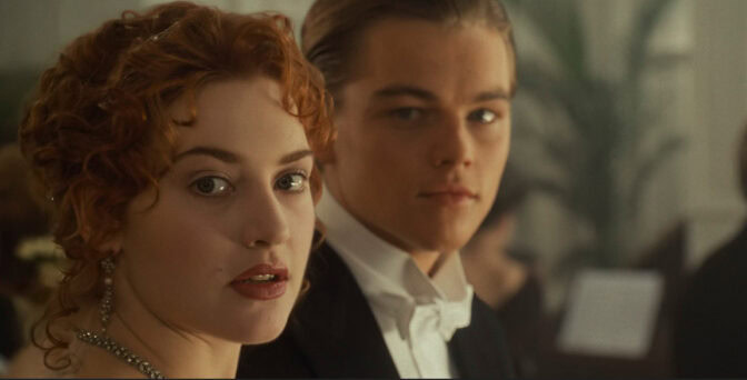 Winslet og DiCaprio i sine gjennombruddsroller.