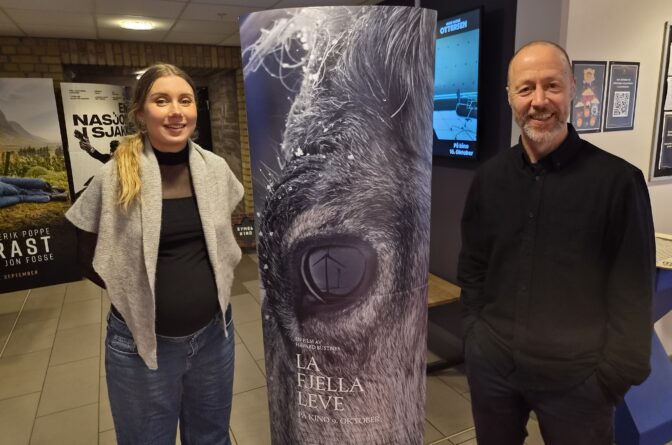 Håvard Bustnes og Ella Marie Hætta Isaksen. Foto: Torbjørn Andersen 