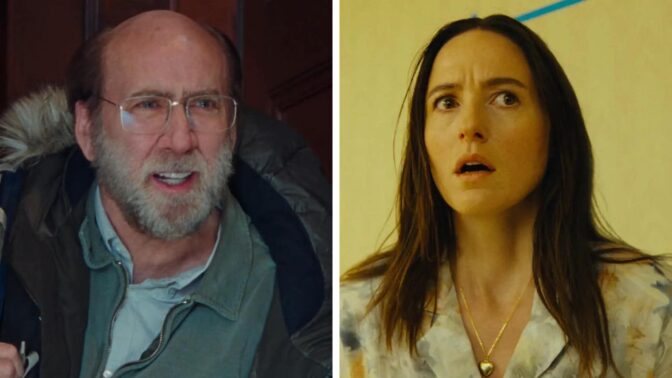 Nicolas Cage og hans nye favorittfilm, «Backrooms» med Renate Reinsve