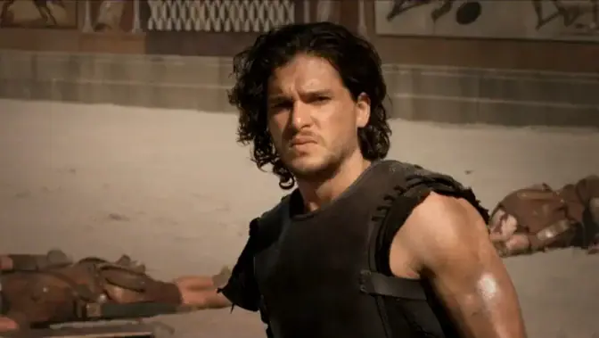 Kit Harington i rollen han angret på, «Pompeii» fra 2014