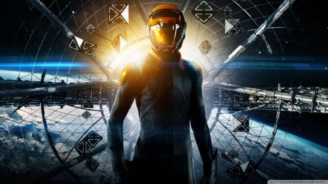 Bilde fra «Ender's Game», en annen science fiction-filmatisering. Bortsett fra at de tilhører samme sjanger, har de to prosjektene ingenting med hverandre å gjøre.
