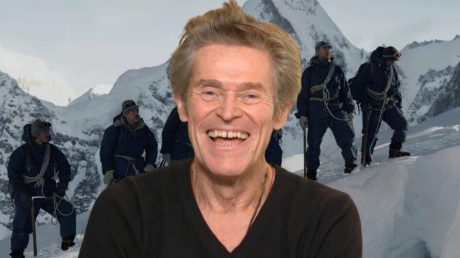 Willem Dafoe var virkelig i godt humør under samtalen med MovieZine.